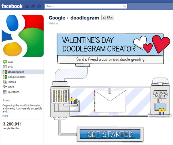 Goodle Doodlegram on Facebook