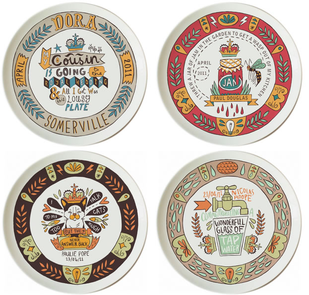 Commemorative twitter plates