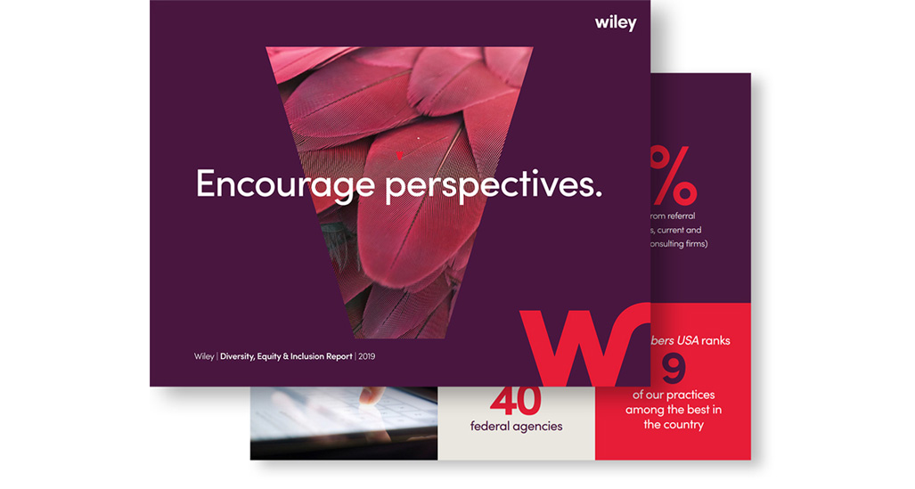 Wiley brochure design