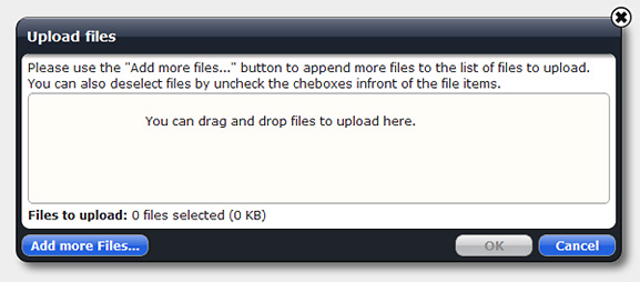 Uploading files in OpenCms 8